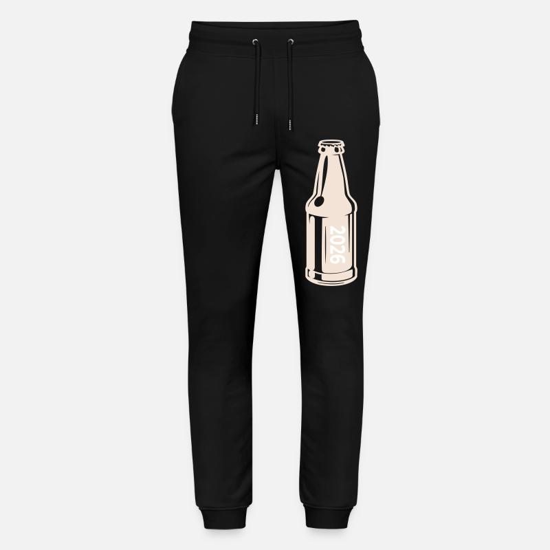 Bouteille de bière 2026 - Pantalon de jogging bio MOVER Stanley/Stella unisexe - noir