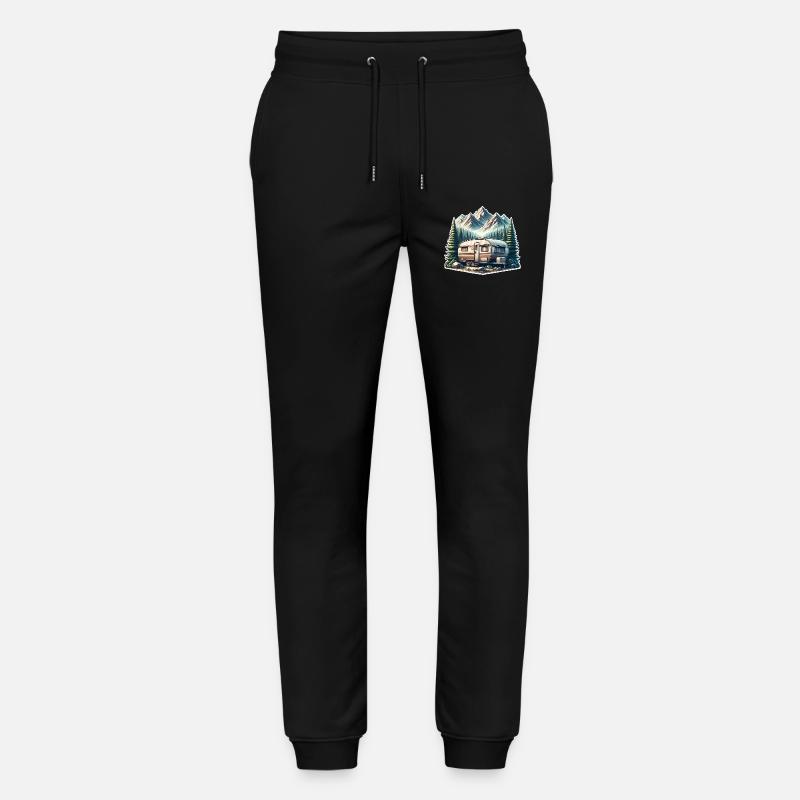 Caravane de camping - Pantalon de jogging bio MOVER Stanley/Stella unisexe - noir