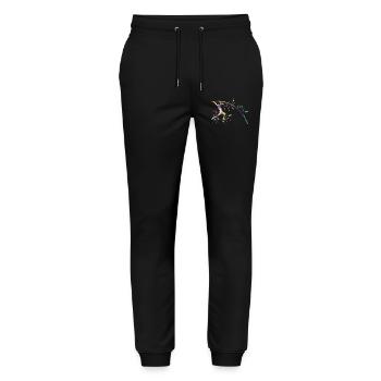 Pole Vaulter Kids Pole Vault - Stanley/Stella Mover Unisex Organic Jogging Trousers - black - Front - Marisol (170cm) & Nik (191cm)