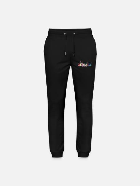 Seattleite Skyline Seattle - Stanley/Stella Mover Unisex Organic Jogging Trousers - black
