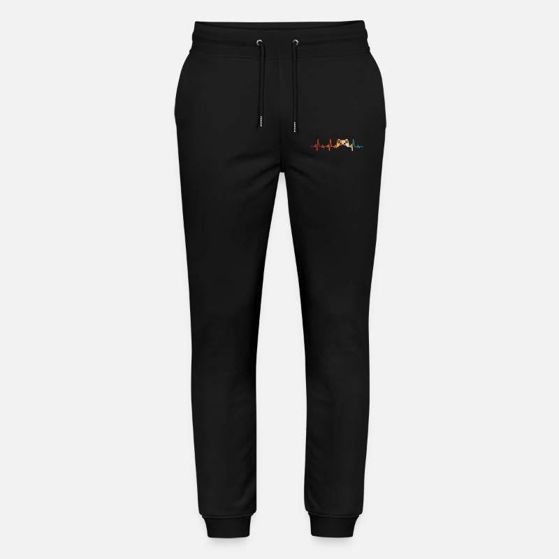 konsole herzschlag zocker gamer - Stanley/Stella Unisex Bio Jogginghose Mover  - Schwarz