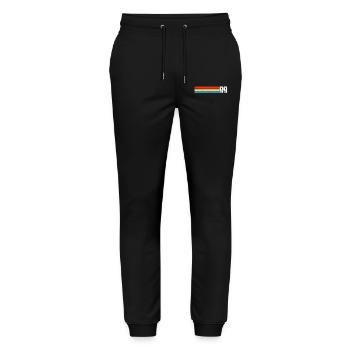 Retro 1999 t-shirt 99 vintage 1999 - Stanley/Stella Mover Unisex Organic Jogging Trousers - black - Front - Marisol (170cm) & Nik (191cm)