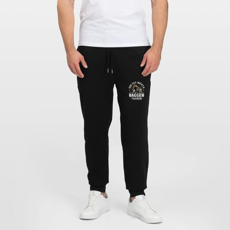 Excavator Driver Construction Worker Construction Site Construction Machine Stanley/Stella Mover Unisex Organic Jogging Trousers