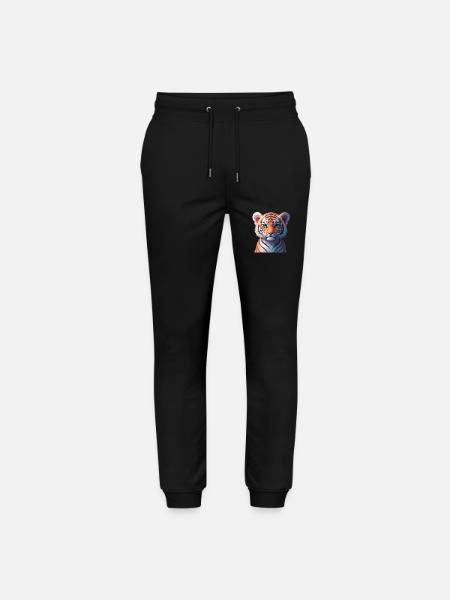 Bengal tiger baby - Stanley/Stella Mover Unisex Organic Jogging Trousers - black