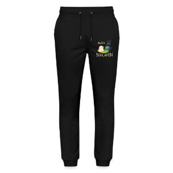 Cute sheep - Stanley/Stella Mover Unisex Organic Jogging Trousers - black - Front - Marisol (170cm) & Nik (191cm)