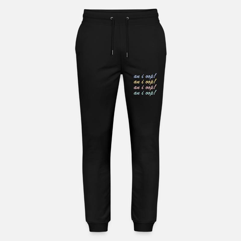 Funny Meme Graphic - Stanley/Stella Mover Unisex Organic Jogging Trousers - black