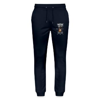 I'm Not Old I'm Vintage Retro 2011 Guitar Player - Stanley/Stella Mover Unisex Organic Jogging Trousers - navy - Front - Marisol (170cm) & Nik (191cm)