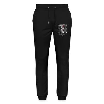 Betta Fish Keeper Streetwear moderne - Pantalon de jogging bio MOVER Stanley/Stella unisexe - noir - Devant - Marisol (170cm) & Nik (191cm)