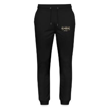 Klinische Krankenschwester Medizinische Krankenschwestern Stilvoll - Stanley/Stella Unisex Bio Jogginghose Mover  - Schwarz - Vorne - Marisol (170cm) & Nik (191cm)