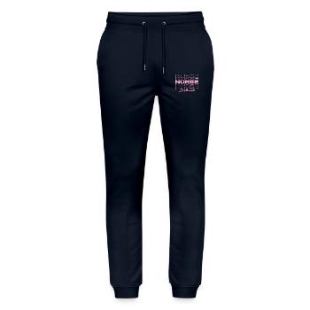 Bezirkskrankenschwester Krankenschwestern Stilvoll - Stanley/Stella Unisex Bio Jogginghose Mover  - Navy - Vorne - Marisol (170cm) & Nik (191cm)