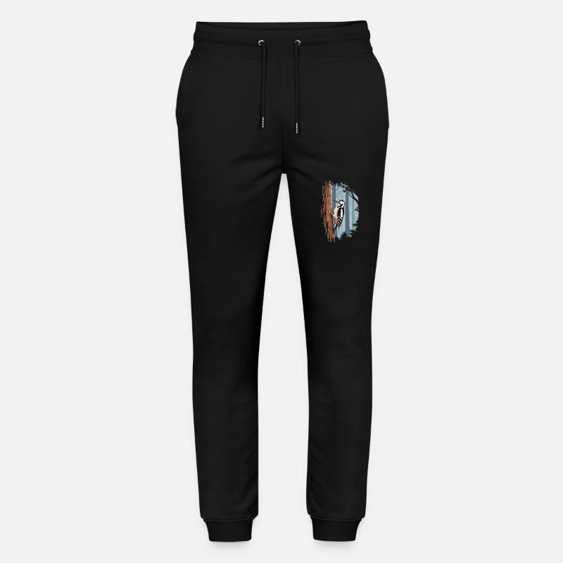 Buntspecht Im Mystischen Wald - Stanley/Stella Unisex Bio Jogginghose Mover  - Schwarz