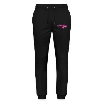 Love Rose - Stanley/Stella Mover Unisex Organic Jogging Trousers - black - Front - Marisol (170cm) & Nik (191cm)