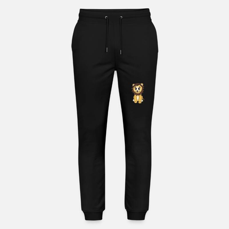 Kleiner süßer Löwe - Stanley/Stella Unisex Bio Jogginghose Mover  - Schwarz