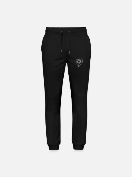 Lovable fantasy creature - Stanley/Stella Mover Unisex Organic Jogging Trousers - black