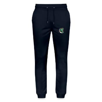 Spartan Skull Helmet - Stanley/Stella Mover Unisex Organic Jogging Trousers - navy - Front - Marisol (170cm) & Nik (191cm)