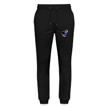 wolf - Stanley/Stella Mover Unisex Organic Jogging Trousers - black - Front - Marisol (170cm) & Nik (191cm)
