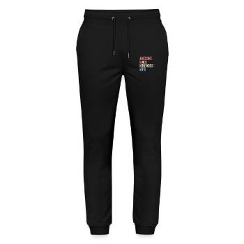 Birthday gift in November 2010 - Stanley/Stella Mover Unisex Organic Jogging Trousers - black - Front - Marisol (170cm) & Nik (191cm)