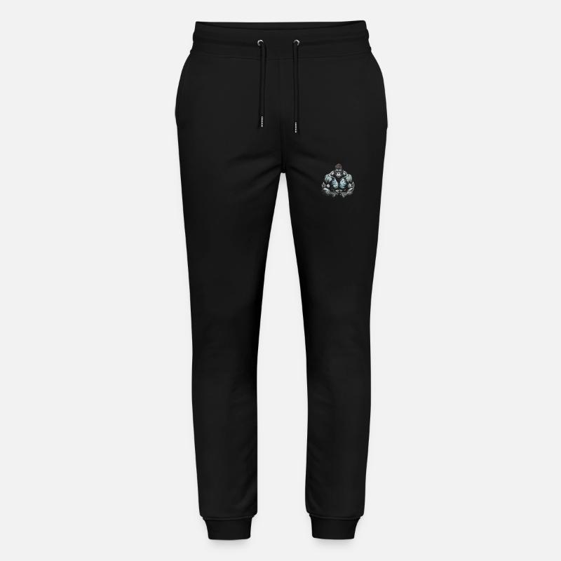 Gorilla Gym Muscles Beast - Stanley/Stella Mover Unisex Organic Jogging Trousers - black