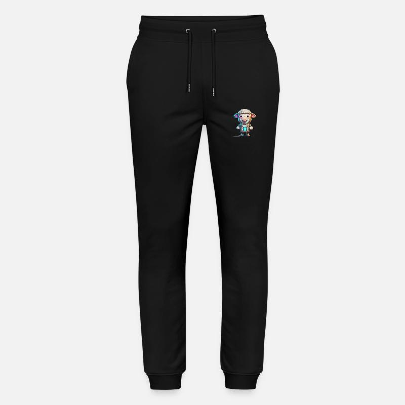 Robot Mouton - Pantalon de jogging bio MOVER Stanley/Stella unisexe - noir