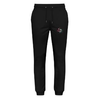 Fantastic spider spaceship in space - Stanley/Stella Mover Unisex Organic Jogging Trousers - black - Front - Marisol (170cm) & Nik (191cm)