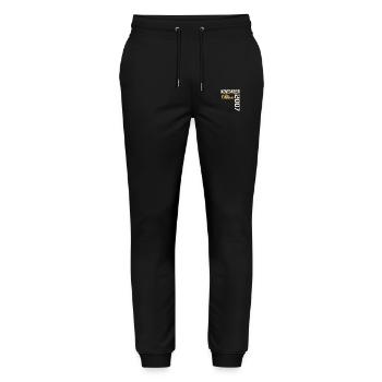Born in November 2007 - Edition 2007 - Stanley/Stella Mover Unisex Organic Jogging Trousers - black - Front - Marisol (170cm) & Nik (191cm)