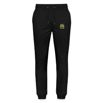 Les légendes sont nés en novembre 2001 - 2001 - Pantalon de jogging bio MOVER Stanley/Stella unisexe - noir - Devant - Marisol (170cm) & Nik (191cm)