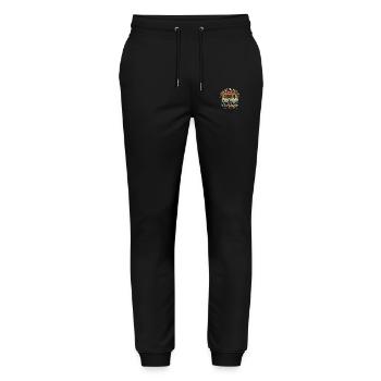 The legends were born in 1994 - 1994 - Stanley/Stella Mover Unisex Organic Jogging Trousers - black - Front - Marisol (170cm) & Nik (191cm)
