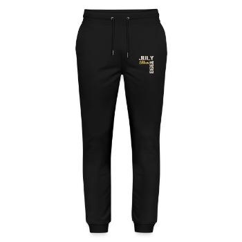 July 1998 Birthday Shirt July 1998 - Stanley/Stella Mover Unisex Organic Jogging Trousers - black - Front - Marisol (170cm) & Nik (191cm)