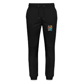 In My Church Camp Era VBS, Bible Camp Fun - Stanley/Stella Mover Unisex Organic Jogging Trousers - black - Front - Marisol (170cm) & Nik (191cm)