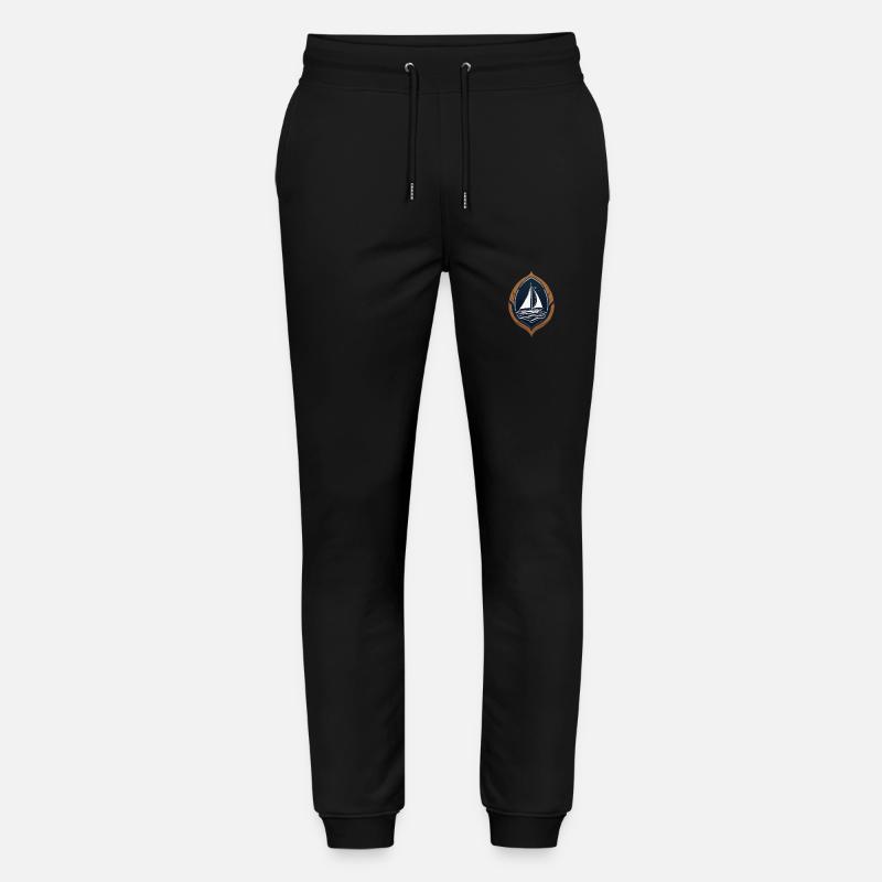 Segelboot - Stanley/Stella Unisex Bio Jogginghose Mover - Schwarz