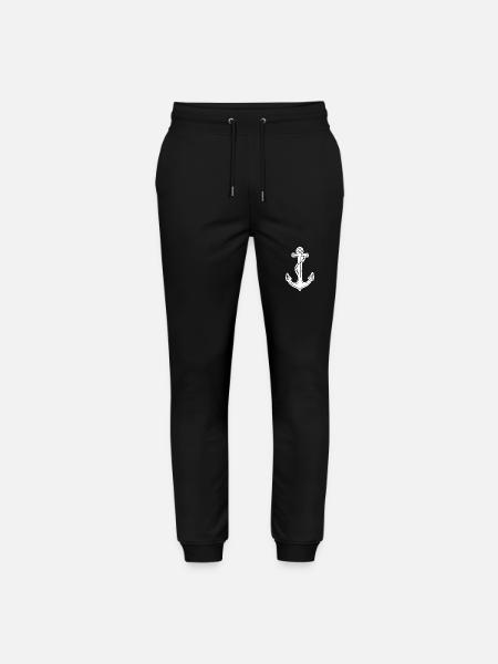 Anchor Ship Sailing - Stanley/Stella Mover Unisex Organic Jogging Trousers - black