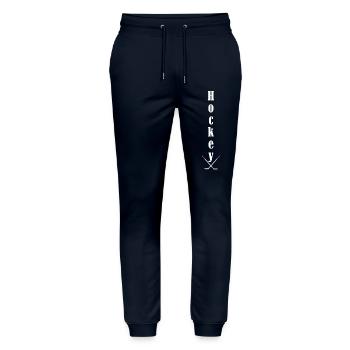 Hockey - Stanley/Stella Unisex Bio Jogginghose Mover  - Navy - Vorne - Marisol (170cm) & Nik (191cm)