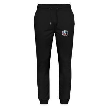 Gaga Ball Dodgeball Hexagon Pit Sport Team Game - Stanley/Stella Mover Unisex Organic Jogging Trousers - black - Front - Marisol (170cm) & Nik (191cm)