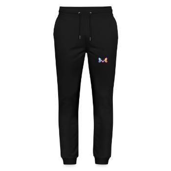 Schmetterling Paar Liebe Valentinstag - Stanley/Stella Unisex Bio Jogginghose Mover  - Schwarz - Vorne - Marisol (170cm) & Nik (191cm)