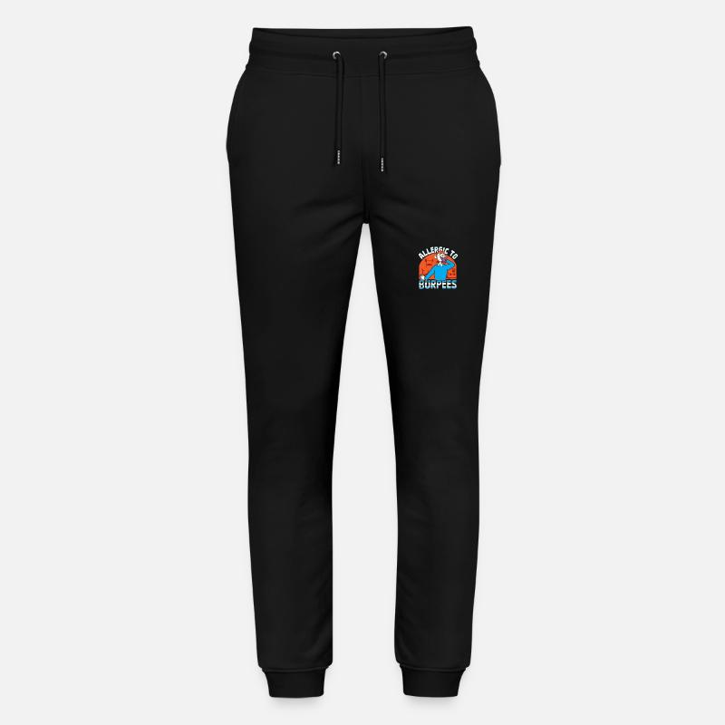 Burpees Training, Squat, Kardiotraining - Stanley/Stella Unisex Bio Jogginghose Mover  - Schwarz