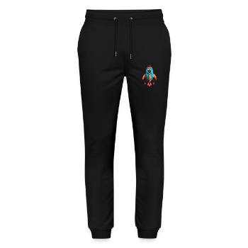 Rocket - Stanley/Stella Mover Unisex Organic Jogging Trousers - black - Front - Marisol (170cm) & Nik (191cm)