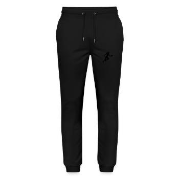 Basketball Player Silhouette Basketball Player Fra - Stanley/Stella Mover Unisex Organic Jogging Trousers - black - Front - Marisol (170cm) & Nik (191cm)
