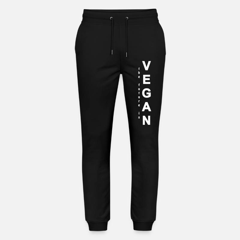L’avenir est végétalien - Pantalon de jogging bio MOVER Stanley/Stella unisexe - noir