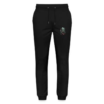 Snake - Stanley/Stella Mover Unisex Organic Jogging Trousers - black - Front - Marisol (170cm) & Nik (191cm)