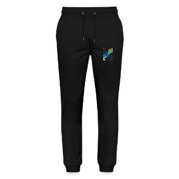 I love games - Stanley/Stella Unisex Bio Jogginghose Mover  - Schwarz - Vorne - Marisol (170cm) & Nik (191cm)