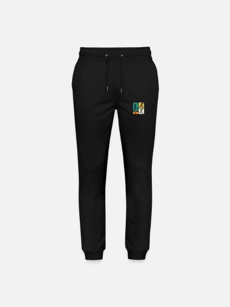 Vélo VTT - Pantalon de jogging bio MOVER Stanley/Stella unisexe - noir