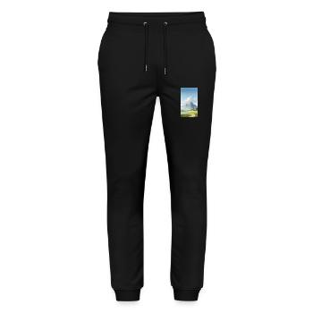 Landscape - Stanley/Stella Mover Unisex Organic Jogging Trousers - black - Front - Marisol (170cm) & Nik (191cm)