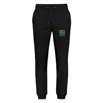 Bali 2024 - Pantalon de jogging bio MOVER Stanley/Stella unisexe - noir - Devant - Marisol (170cm) & Nik (191cm)