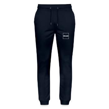 BOAH - Stanley/Stella Unisex Bio Jogginghose Mover  - Navy - Vorne - Marisol (170cm) & Nik (191cm)
