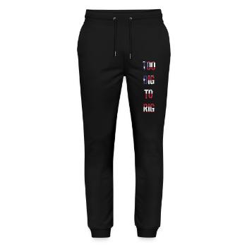 TOO BIG TO RIG 2024 - Stanley/Stella Mover Unisex Organic Jogging Trousers - black - Front - Marisol (170cm) & Nik (191cm)