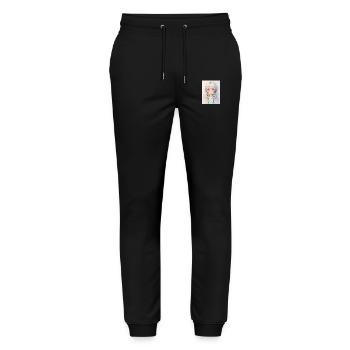 Anime, Anime Girl, Anime Girl, Elf - Stanley/Stella Mover Unisex Organic Jogging Trousers - black - Front - Marisol (170cm) & Nik (191cm)