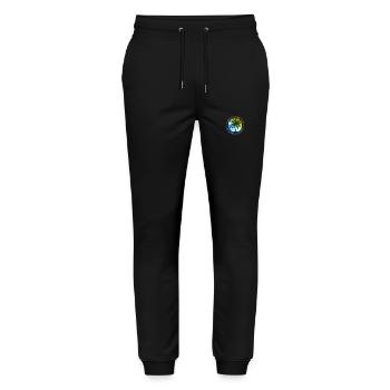 Vacances à Lloret De Mar Tour - Pantalon de jogging bio MOVER Stanley/Stella unisexe - noir - Devant - Marisol (170cm) & Nik (191cm)