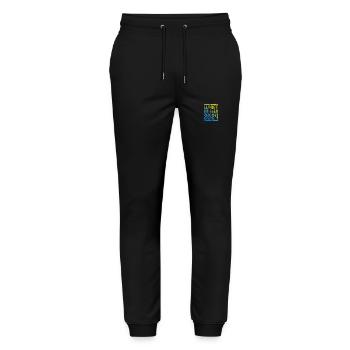 Lloret De Mar 2024 - Stanley/Stella Unisex Bio Jogginghose Mover  - Schwarz - Vorne - Marisol (170cm) & Nik (191cm)