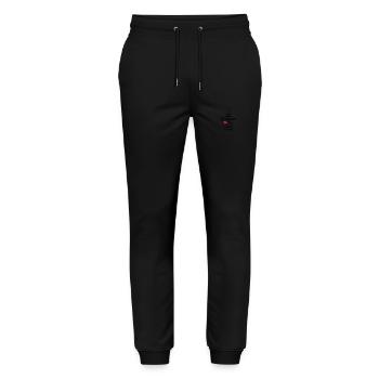 2000 Prinzessin Geburtstag - Stanley/Stella Unisex Bio Jogginghose Mover  - Schwarz - Vorne - Marisol (170cm) & Nik (191cm)