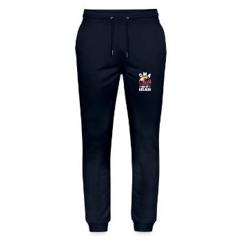 Urlaub Urlauberin Großmutter Oma - Stanley/Stella Unisex Bio Jogginghose Mover  - Navy - Vorne - Marisol (170cm) & Nik (191cm)